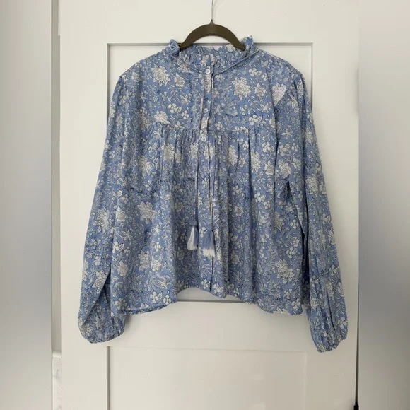 Like New-Marea Georgia Slate Top in Light Blue - Picture 4 of 5